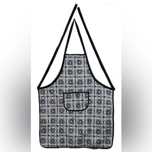 Apron: Blue and White Heart Pattern (New without tag)